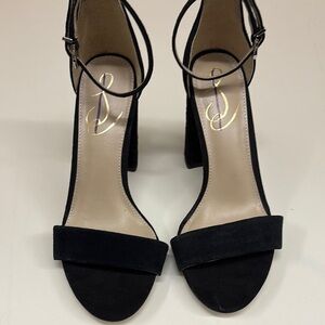 Sam Edelman Size 6  Elegant Black Strappy Heels